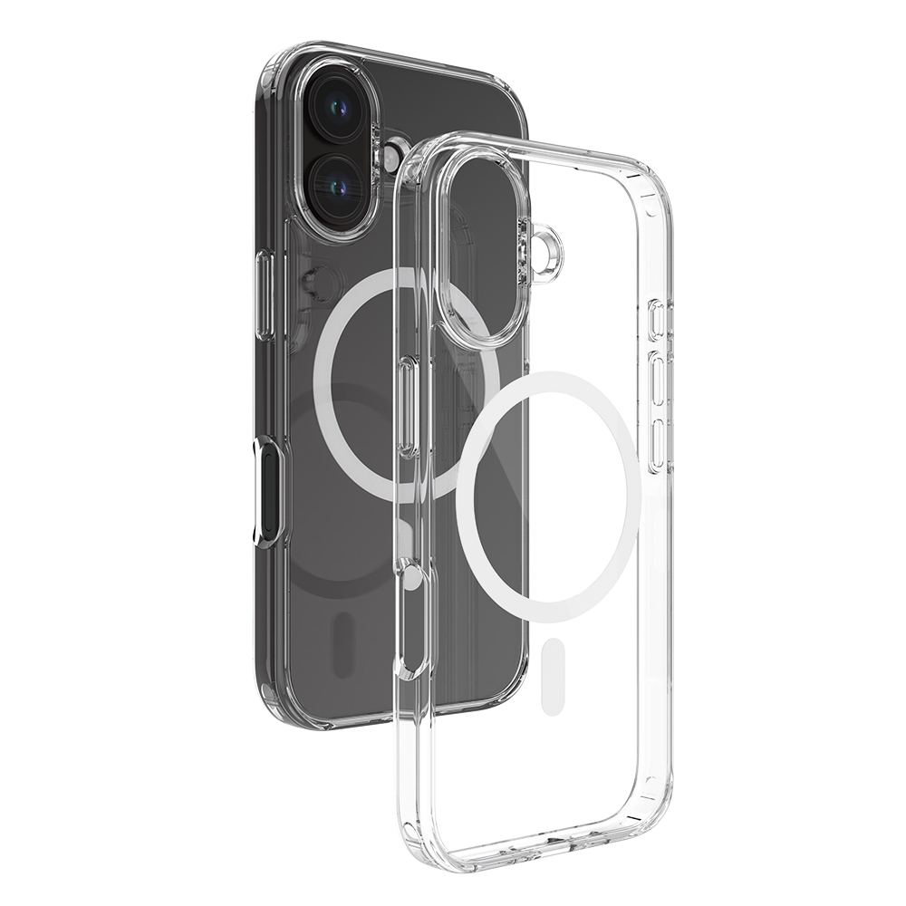 iPhone 16 Pro REDEFINE Ice-transparent Anti-fall Case Cover With Magnetic Ring