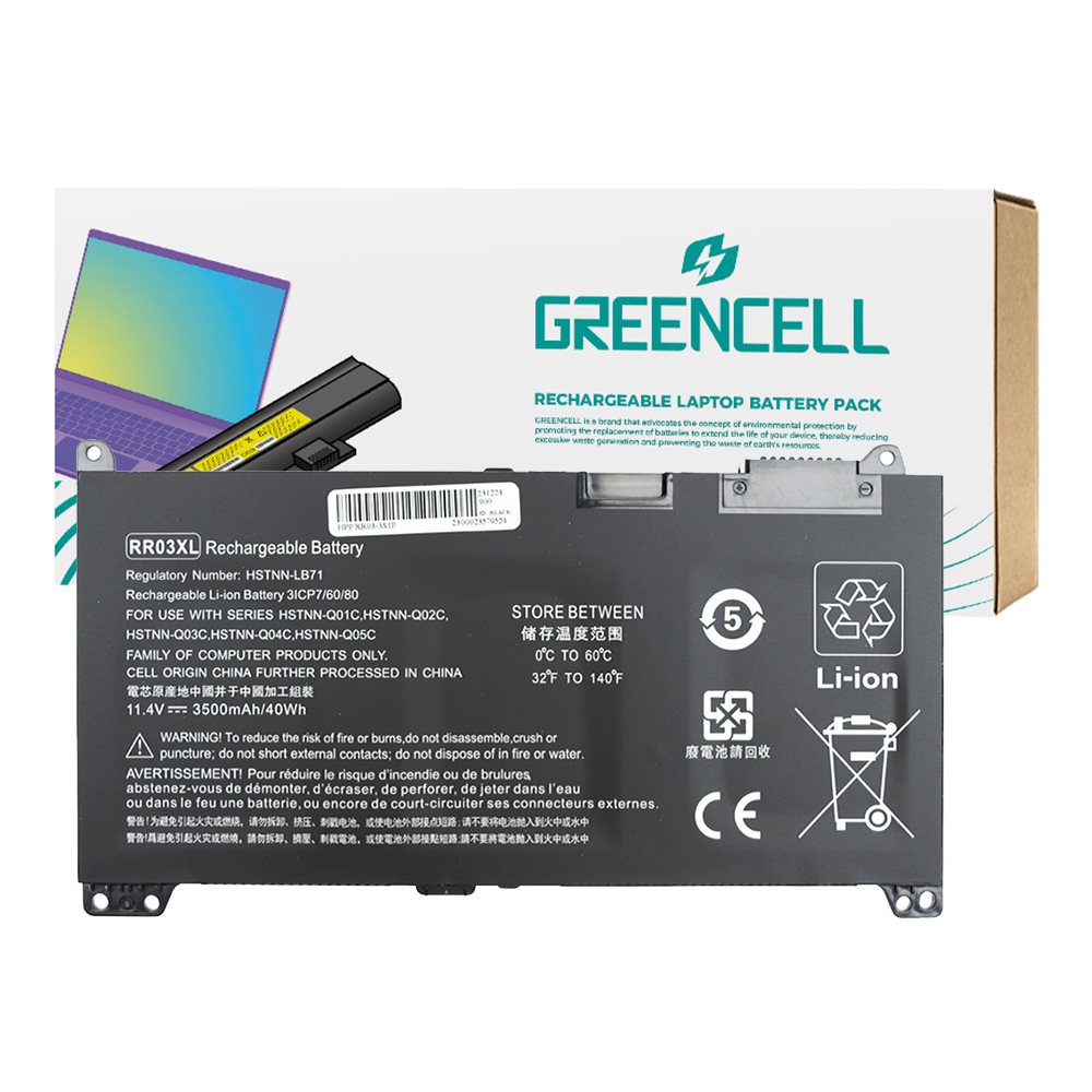 Greencell Battery RR03*HP 851477 / 851610 / RR03 / HSTNN