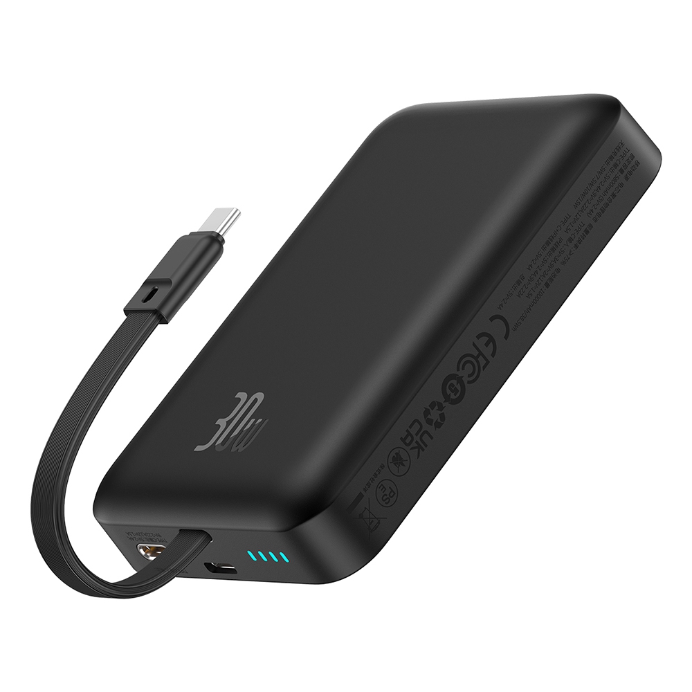 Baseus Magnetic Mini Wireless Fast Charge Power Bank Type-C Edition 10000mAh 30W-White