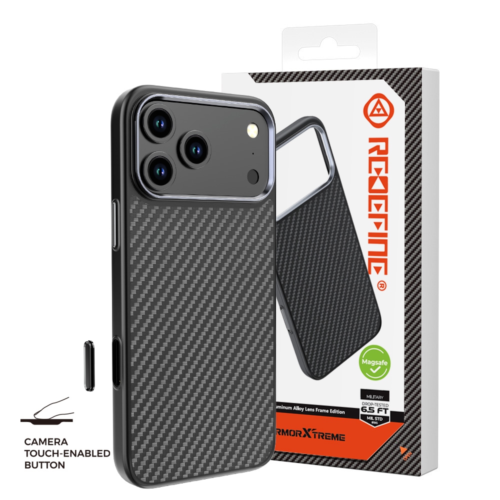 iPhone 17 Pro Max REDEFINE Armor Xtreme Soft TPU+1500D Kevlar Case Cover With Magnetic Ring