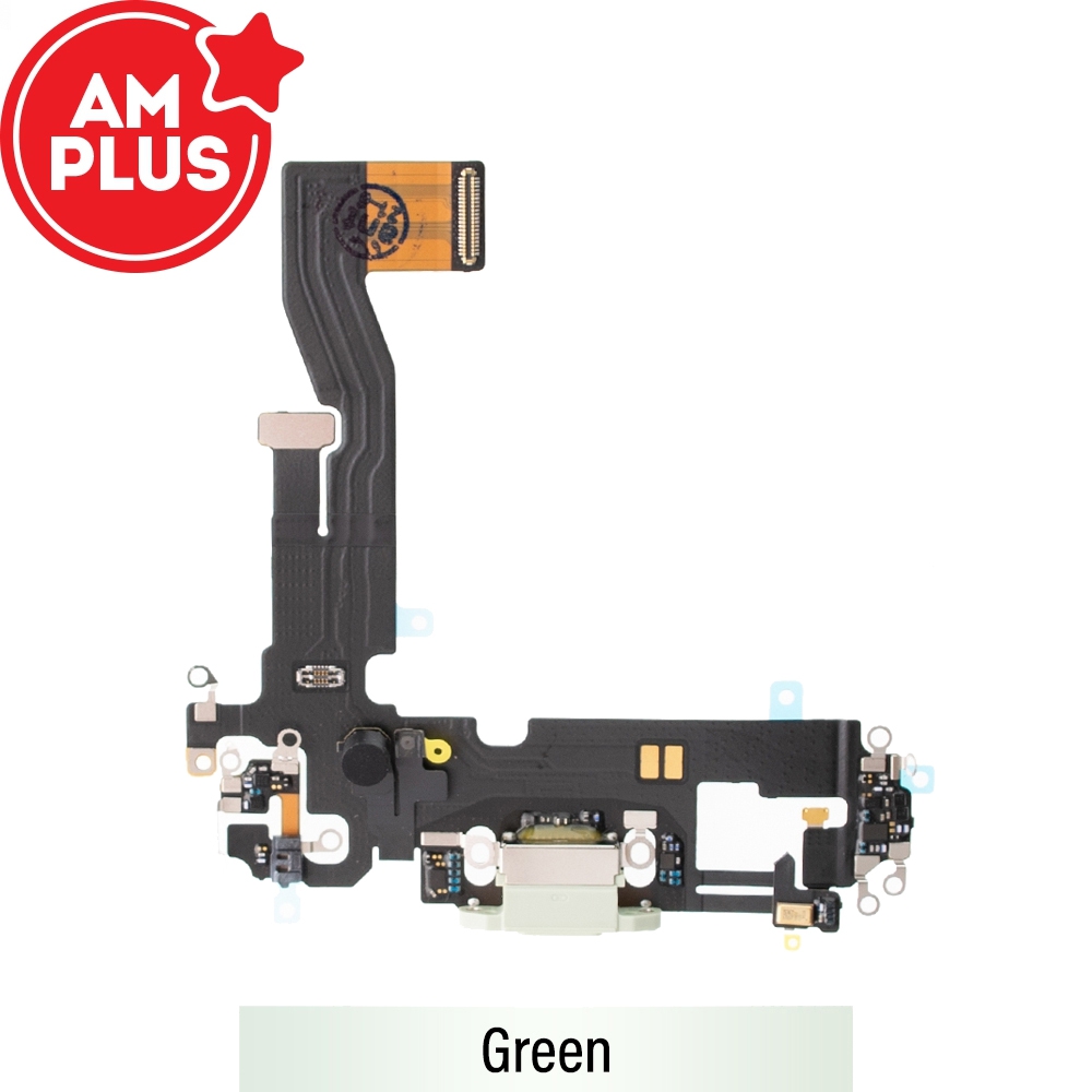 AMPLUS Charging Port for iPhone 12 / 12 Pro-Green