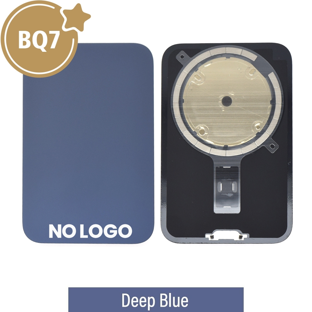 BQ7 Rear Cover Glass With Magsafe Magnet for iPhone 17 Pro (NO LOGO)-Deep Blue