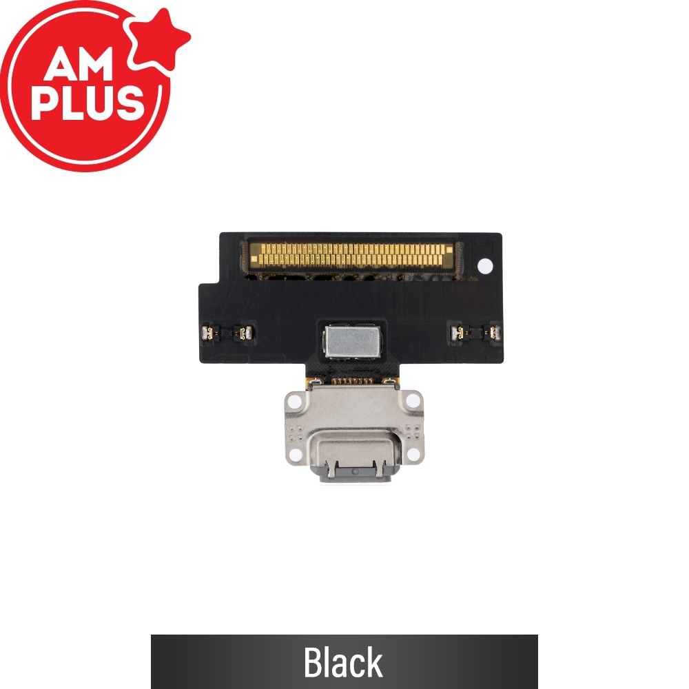 AMPLUS Charging Port with Flex Cable for iPad Pro 10.5 (2017) (Wi-Fi) A1701-Black