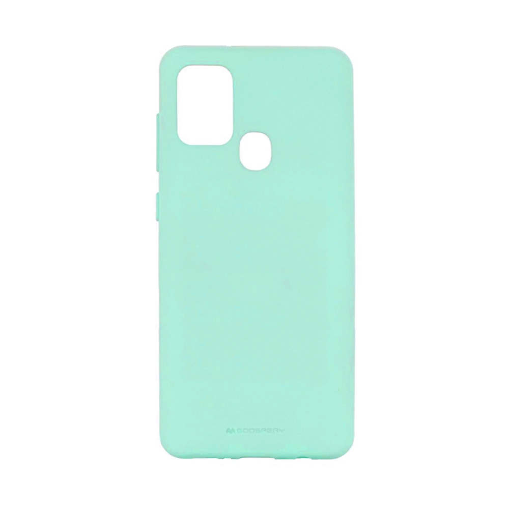 Mercury Soft Feeling Jelly Cover Case for Samsung Galaxy A21s-Mint
