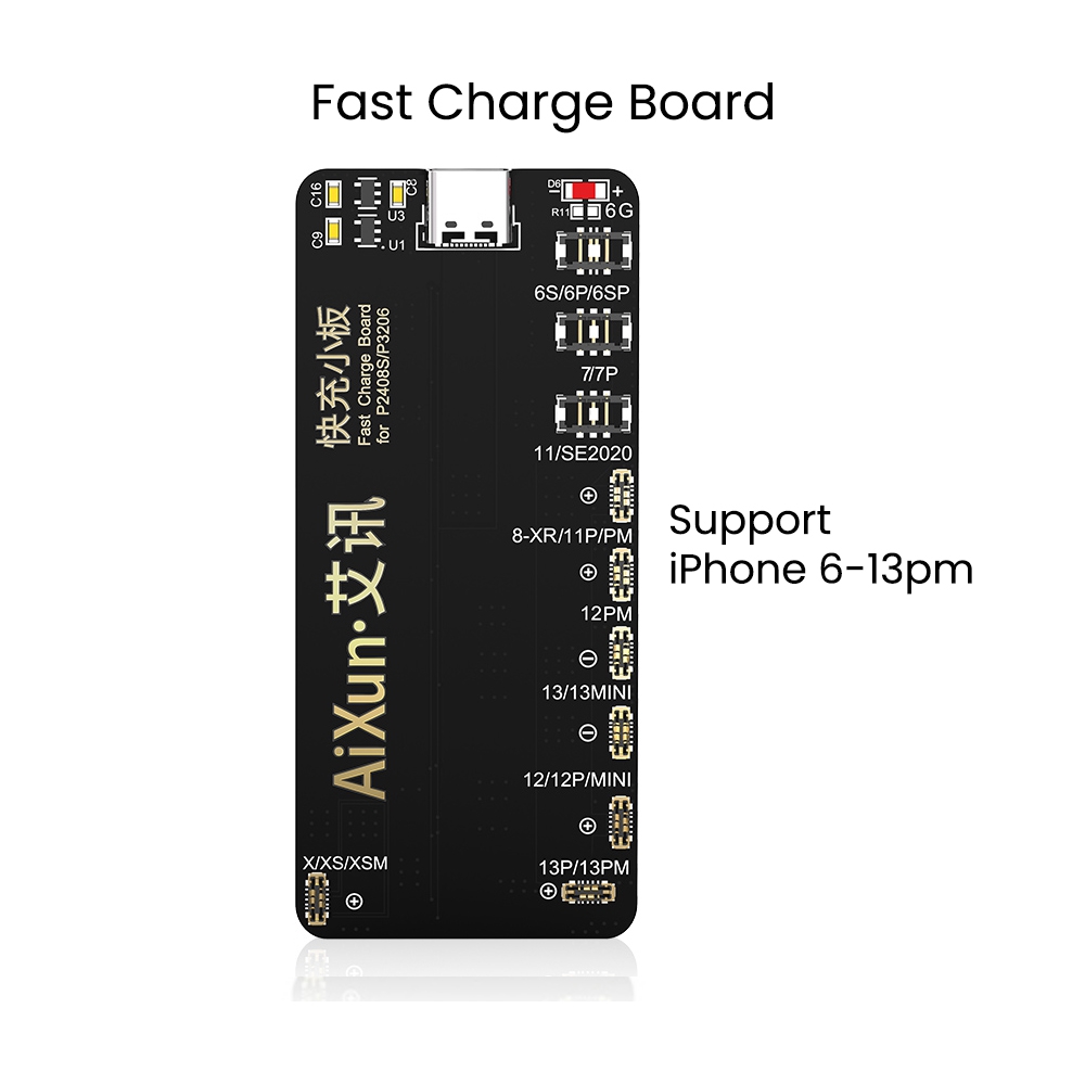 AIXUN P2408S Power Supply Battery Fast Charging Board*iPhone 6-13 Pro Max