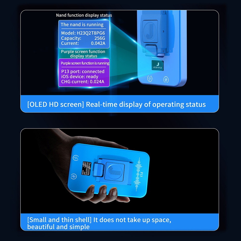 JCID P13 BGA110 Nand Programmer for iPhone 8-13 Pro Max