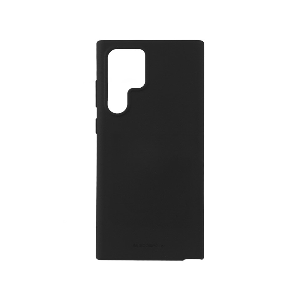 Mercury Silicone Cover Case for Samsung Galaxy S22 Ultra-Red