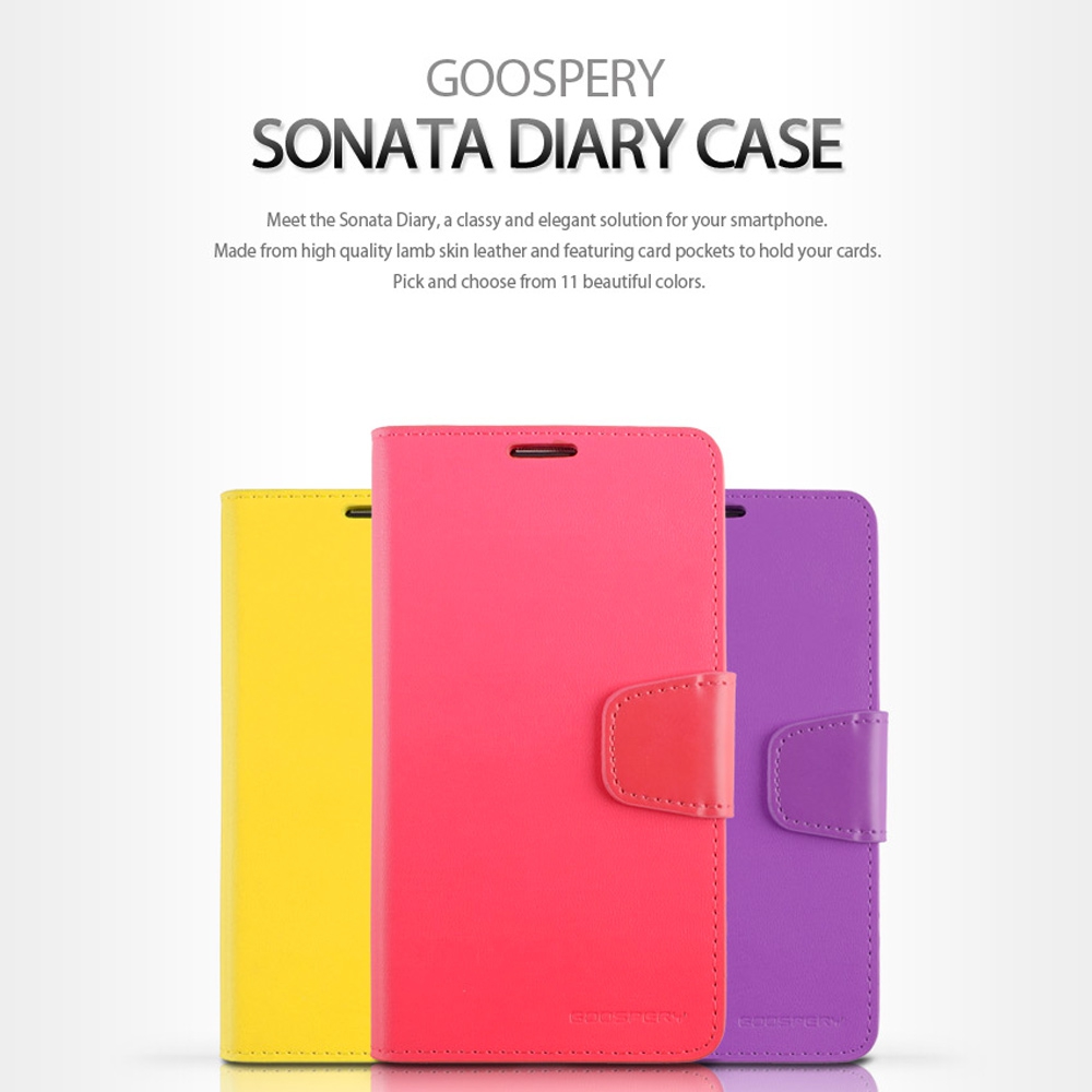 Mercury Sonata Diary Cover for iPhone 6 Plus 6S Plus-Purple