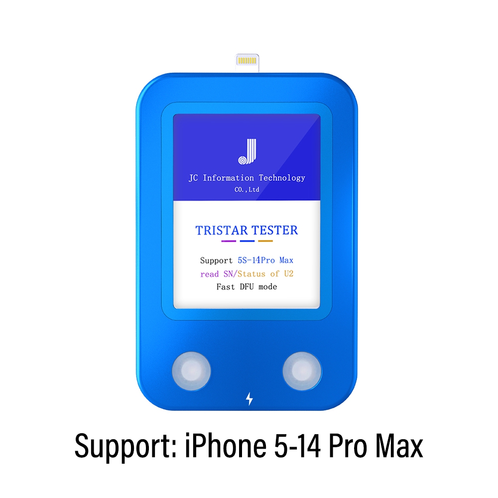 JCID U2 Tristar Tester for iPhone iPad U2 Charger IC and SN For 5-14 Pro Max