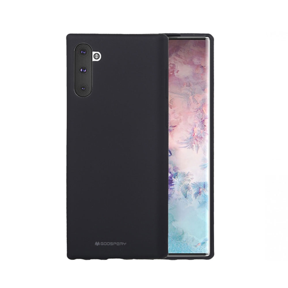 Mercury Soft Feeling Jelly Case for Samsung Galaxy Note10-Black