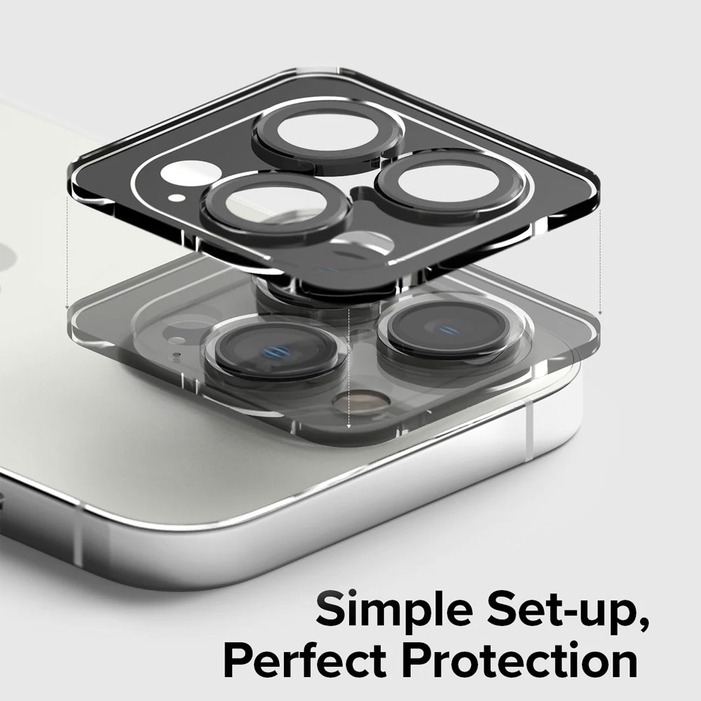 Kinglas Camera Lens Protector for iPhone 11 Pro / 11 Pro Max / 12 Pro (Set of 3)-Silver