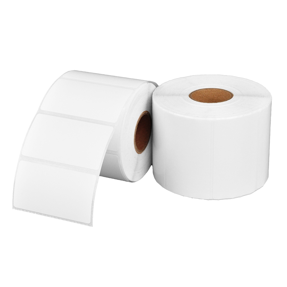 5 Rolls Blank Direct Thermal Label With Easy Tear Wire (60 x 40mm, 1000 labels/roll)