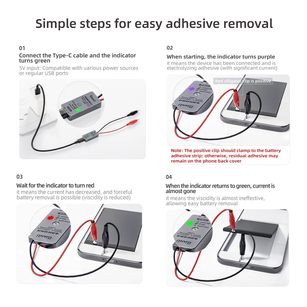 Qianli iP66 Battery Adhesive Quick Removing Cable For iPhone 16 / 17 Battary Disassembly