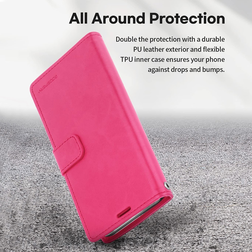 Mercury Bluemoon Diary Case for iPhone 15 Plus-Wine