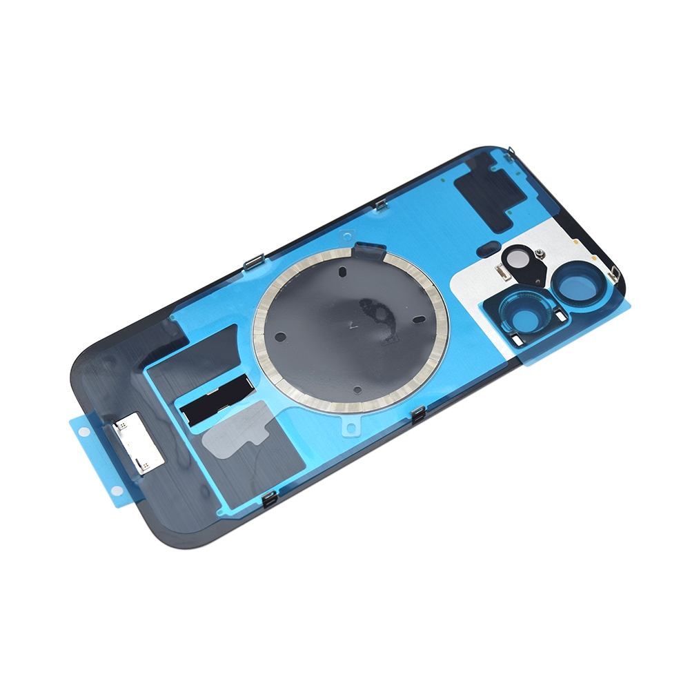 BQ7 Rear Cover Glass with Camera Lens Glass and Magsafe Magnet for iPhone 16-Teal