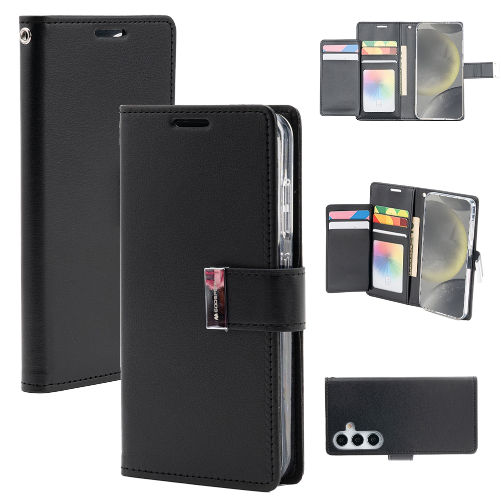 Mercury Rich Diary Case for Samsung Galaxy S25 Plus-Purple