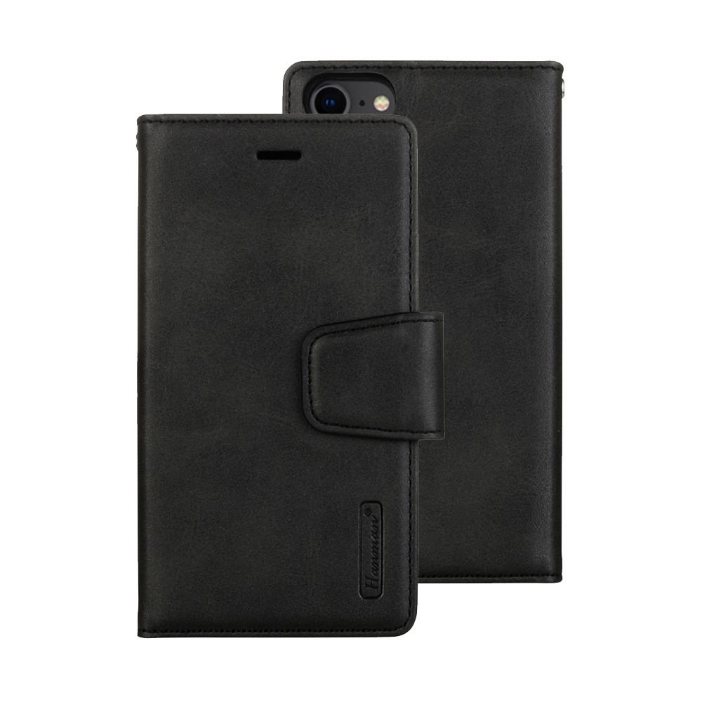 Hanman 2 in 1 Detachable Magnetic Flip Leather Wallet Cover Case for iPhone 6 / 6S / 7 / 8 / SE (2020) / SE (2022)-Brown