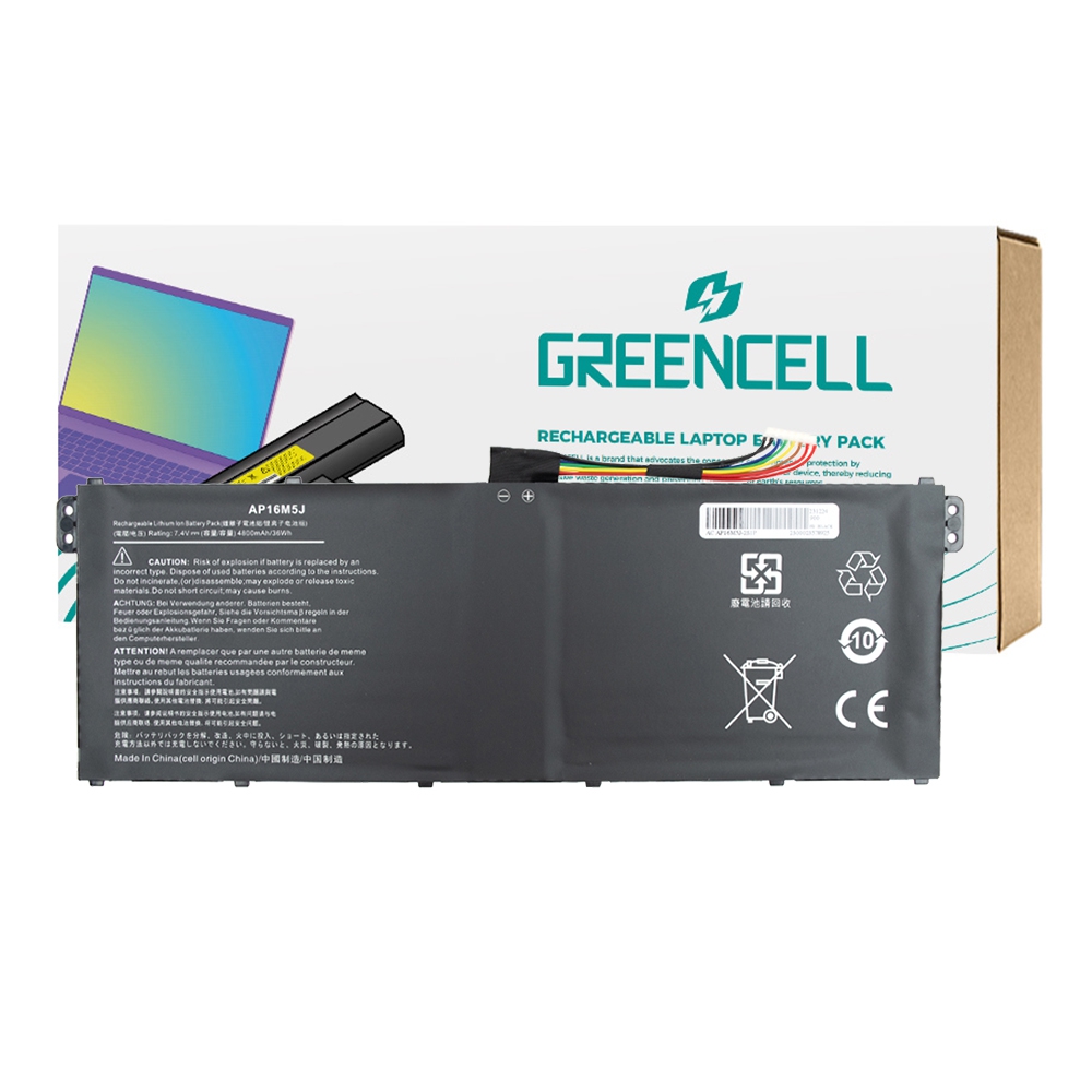 Greencell Battery AP16M5J* Acer Aspire 3 A14 A15 A315-21 A315-51 ES1-523-2342 A315-33 A315-41 A315-53
