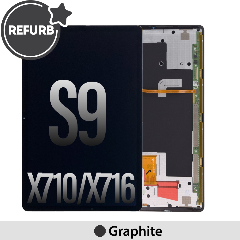 REFURB OLED Assembly Replacement for Samsung Galaxy Tab S9 X710 / X716-Graphite