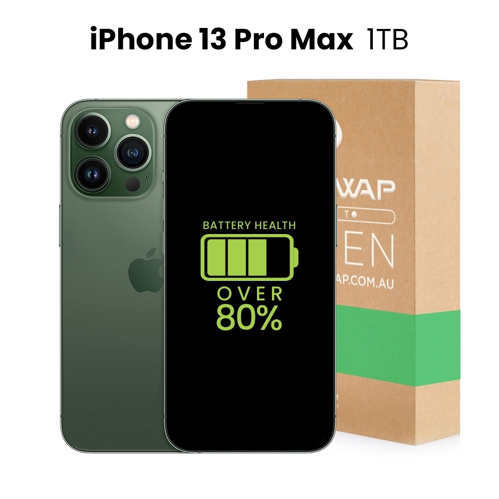 Apple Used Fully Functional iPhone 13 Pro Max 1TB Over 80% Battery Health - Grade C (Acceptable)-Gold