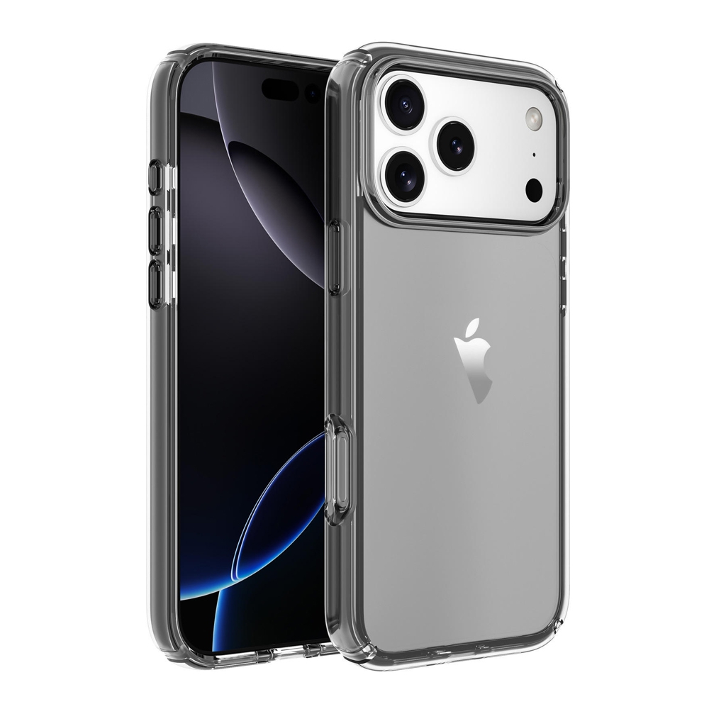 UTIA Ultimake Shockproof Case Cover for iPhone 17 Pro Max-Shiny Clear