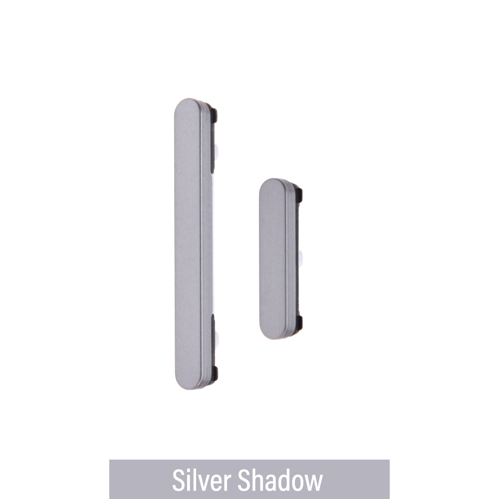 Power Button and Volume Button Side Button for Samsung Galaxy S25 S931B / S25 Plus S936B-Silver Shadow