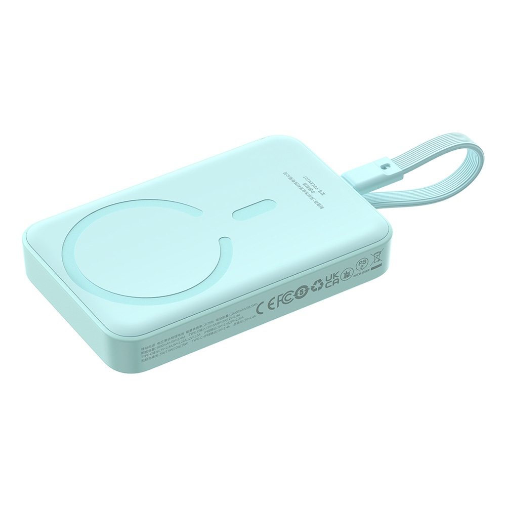 Baseus Magnetic Mini Wireless Fast Charge Power Bank Type-C Edition 10000mAh 30W-White