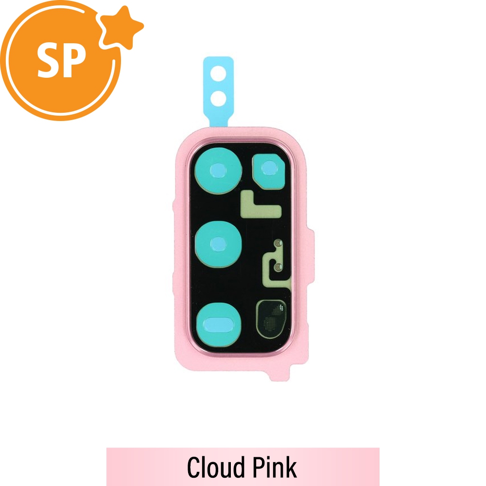 Rear Camera Lens Back Glass Cover for Samsung Galaxy S20 G980F GH98-45072C (Service Pack)-Cloud Pink