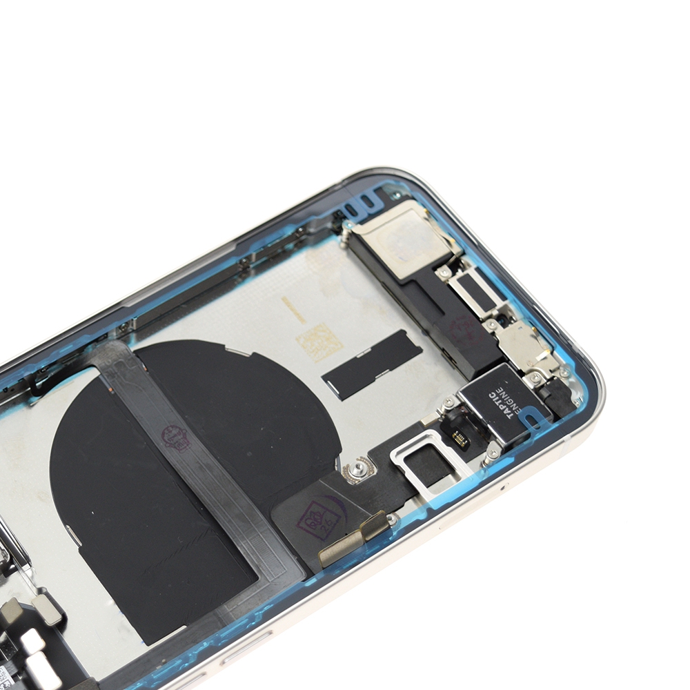 AMPLUS Rear Housing with Full Set Parts for iPhone 13 -White