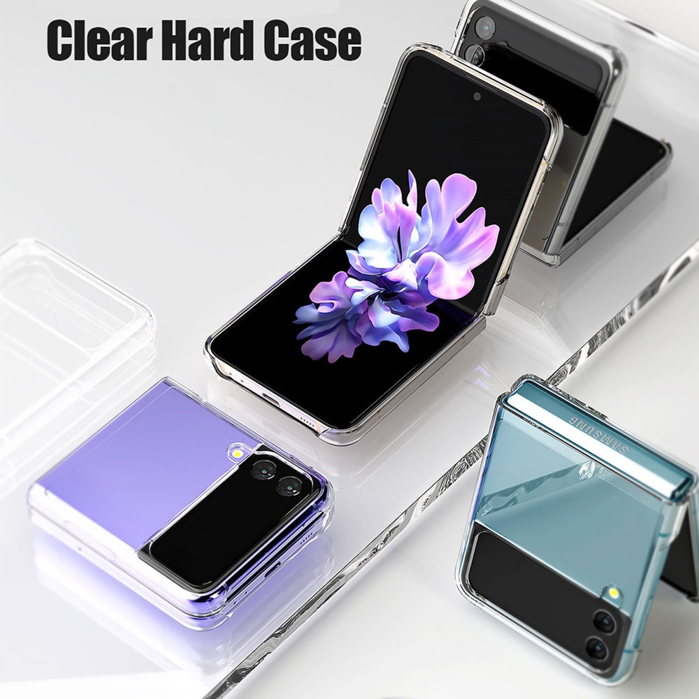 Mercury Clear Hard Case Cover for Samsung Galaxy Z Flip 4