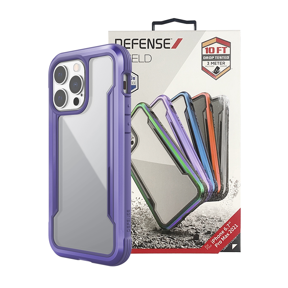 X-doria Original Defense Shield Case Cover for iPhone 13 Pro-Iridescent