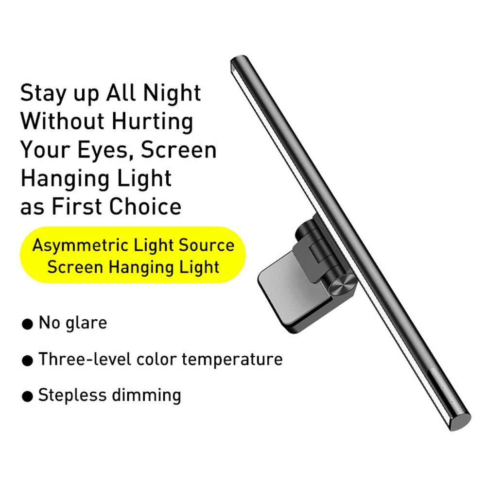 Baseus i-wok Series USB Stepless Dimming Screen Hanging Light (Youth)