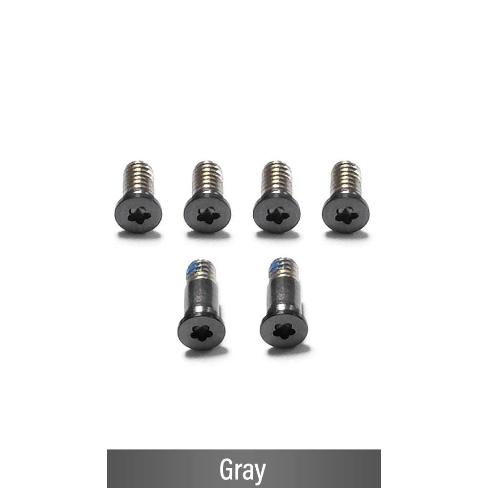 Bottom Case Screws for Macbook Pro 15'' A1707 / A1990 (2016-2018) (6PCS/Set)-Gray