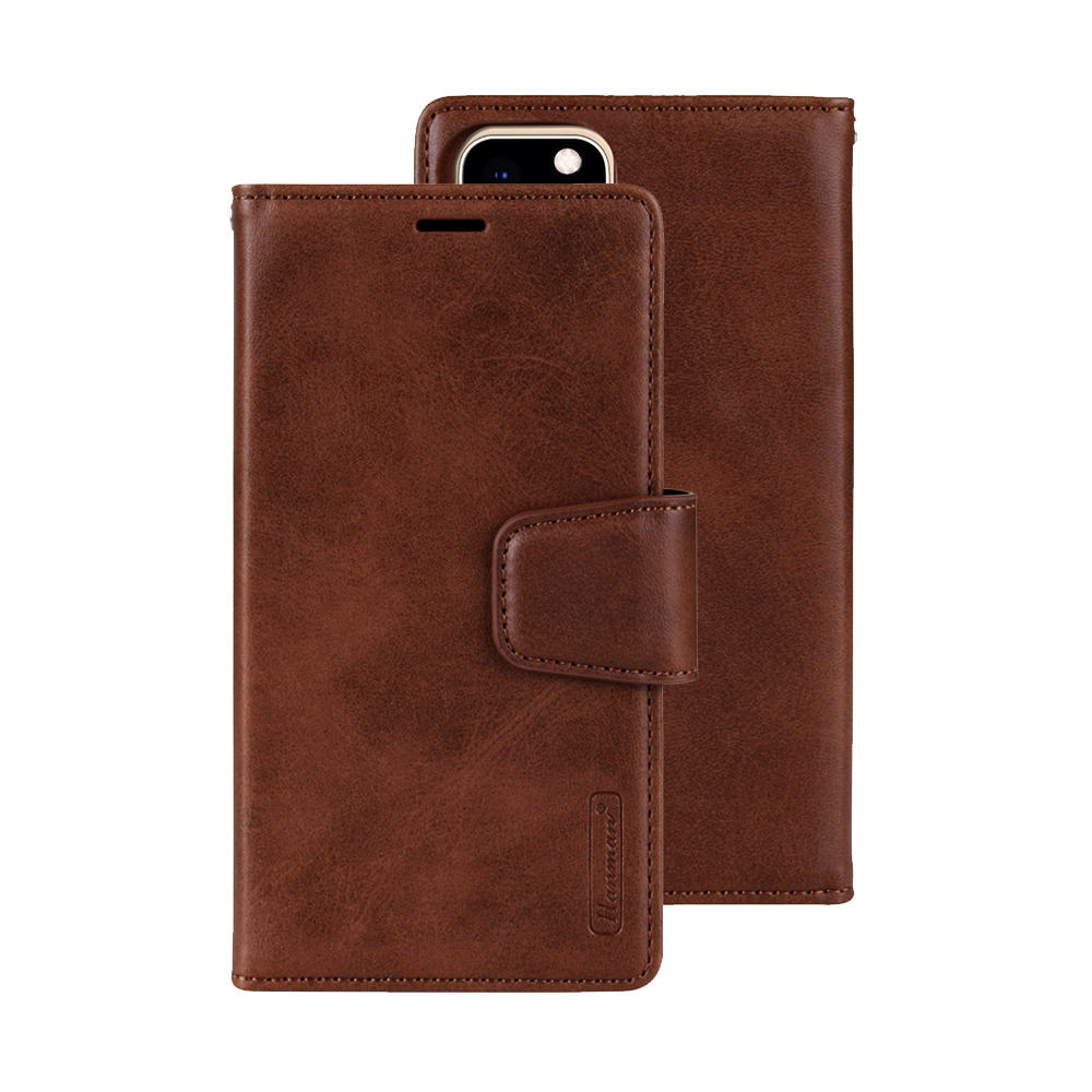 Hanman 2 in 1 Detachable Magnetic Flip Leather Wallet Cover Case for iPhone 11-Navy