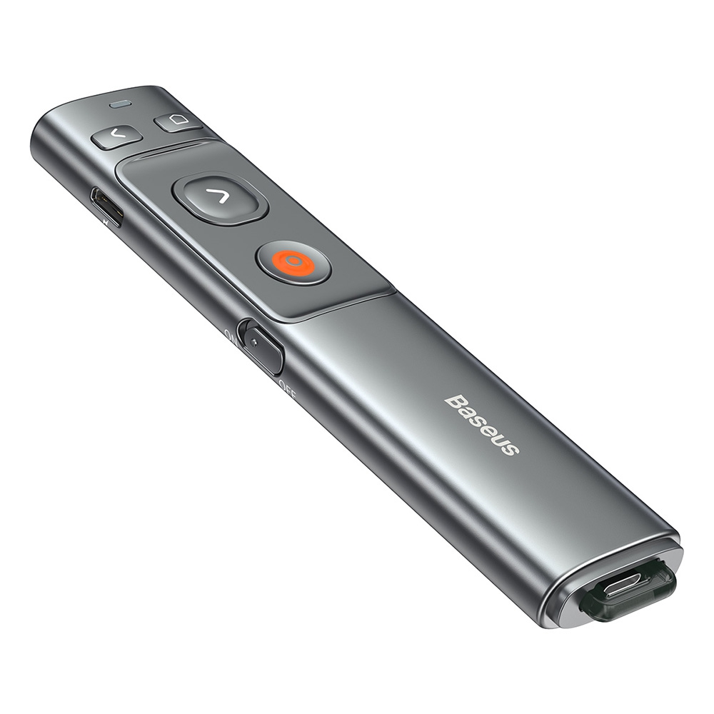 Baseus Orange Dot Wireless Presenter (Red Laser)