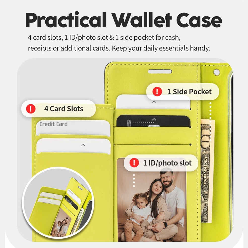 Mercury Rich Diary Case for Samsung Galaxy S23-Mint