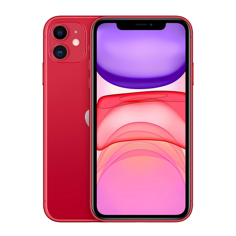 Apple Refurbished Fully Functional iPhone 11 128GB 100% New Battery - Grade B (Good)-Red