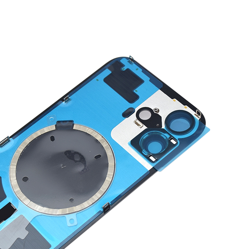 BQ7 Rear Cover Glass with Camera Lens Glass and Magsafe Magnet for iPhone 16-Teal