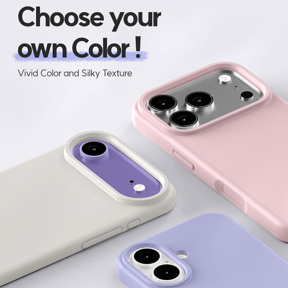 Mercury Silicone Cover Case for iPhone 17 Pro-Green