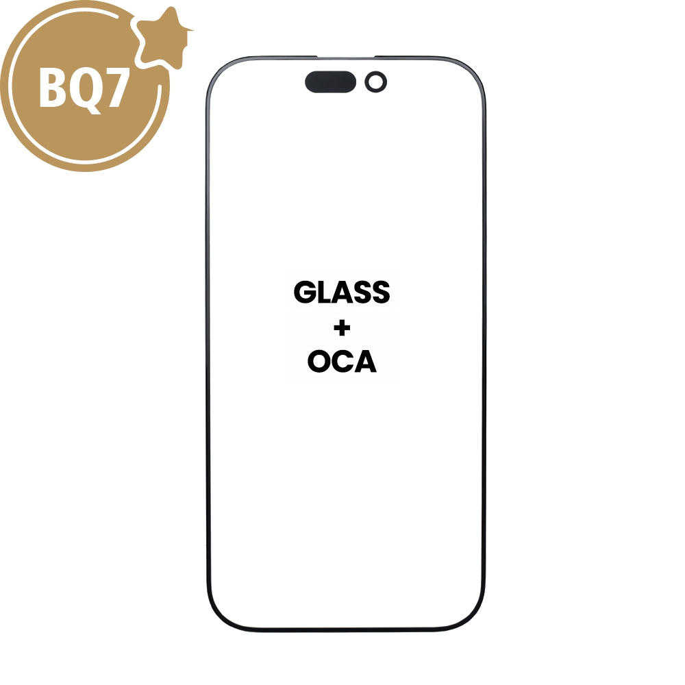 BQ7 Front Screen Outer Glass With OCA for iPhone 16 Pro