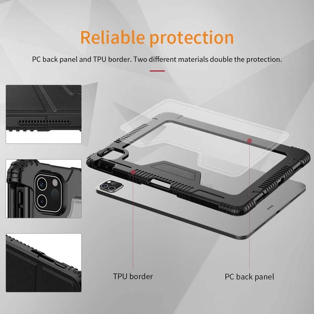 Armor Shockproof Smart Flip Case for iPad Pro 11 (2024)