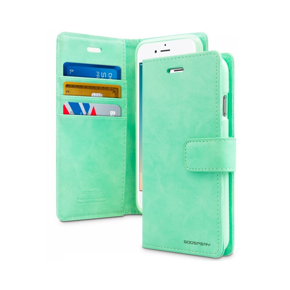 Mercury Blue Moon Diary Cover for iPhone 6 Plus 6S Plus-Black