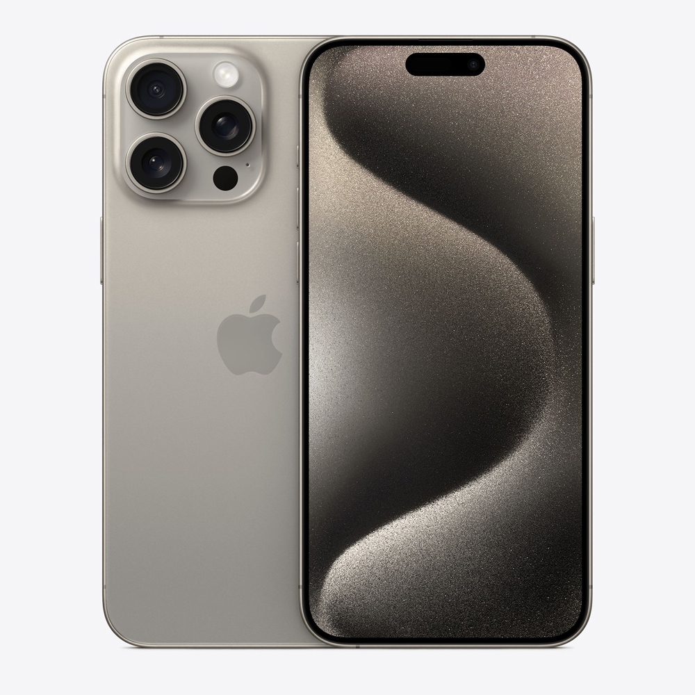 Apple Used Fully Functional iPhone 15 Pro Max 512GB 100% New Battery - Grade A ( As New)-Natural Tit
