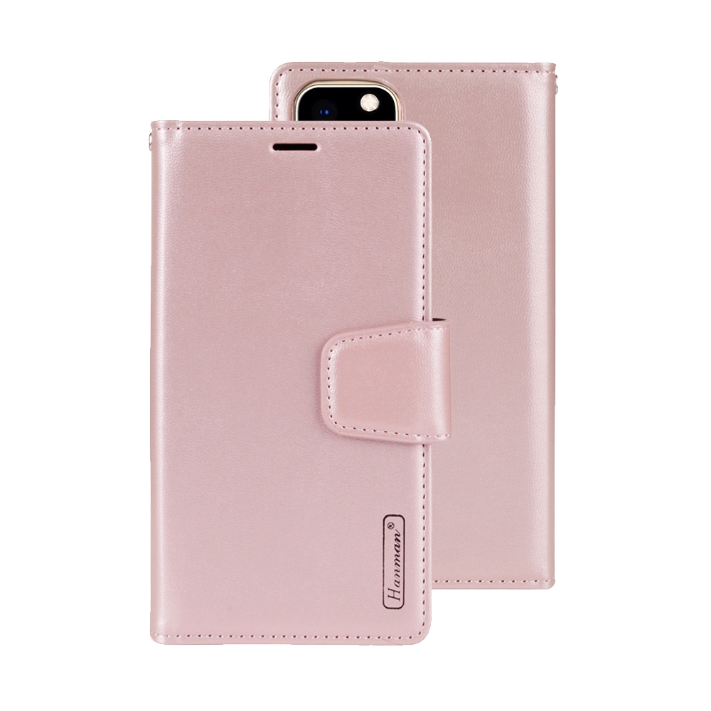 Hanman 2 in 1 Detachable Magnetic Flip Leather Wallet Cover Case for iPhone 11-Navy