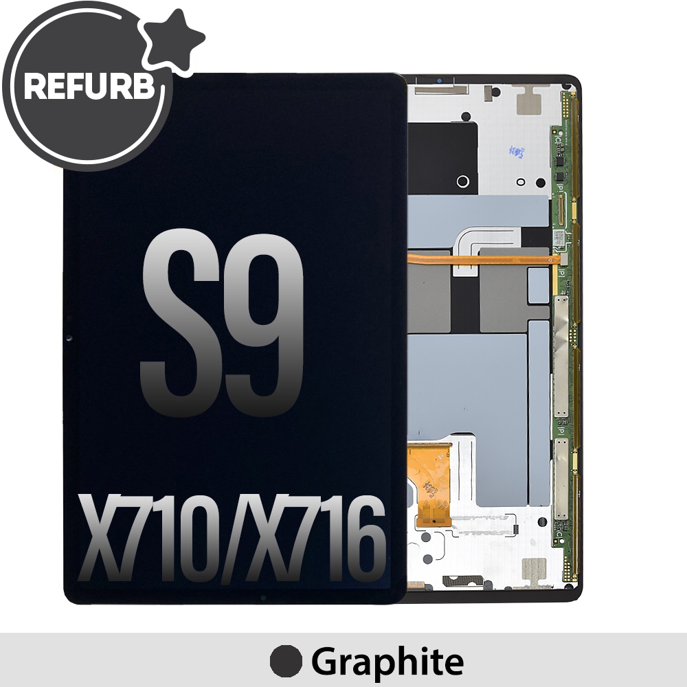 REFURB OLED Assembly Replacement for Samsung Galaxy Tab S9 X710 / X716-Graphite
