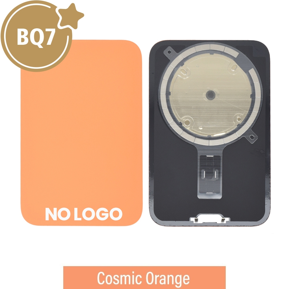 BQ7 Rear Cover Glass With Magsafe Magnet for iPhone 17 Pro (NO LOGO)-Cosmic Orange