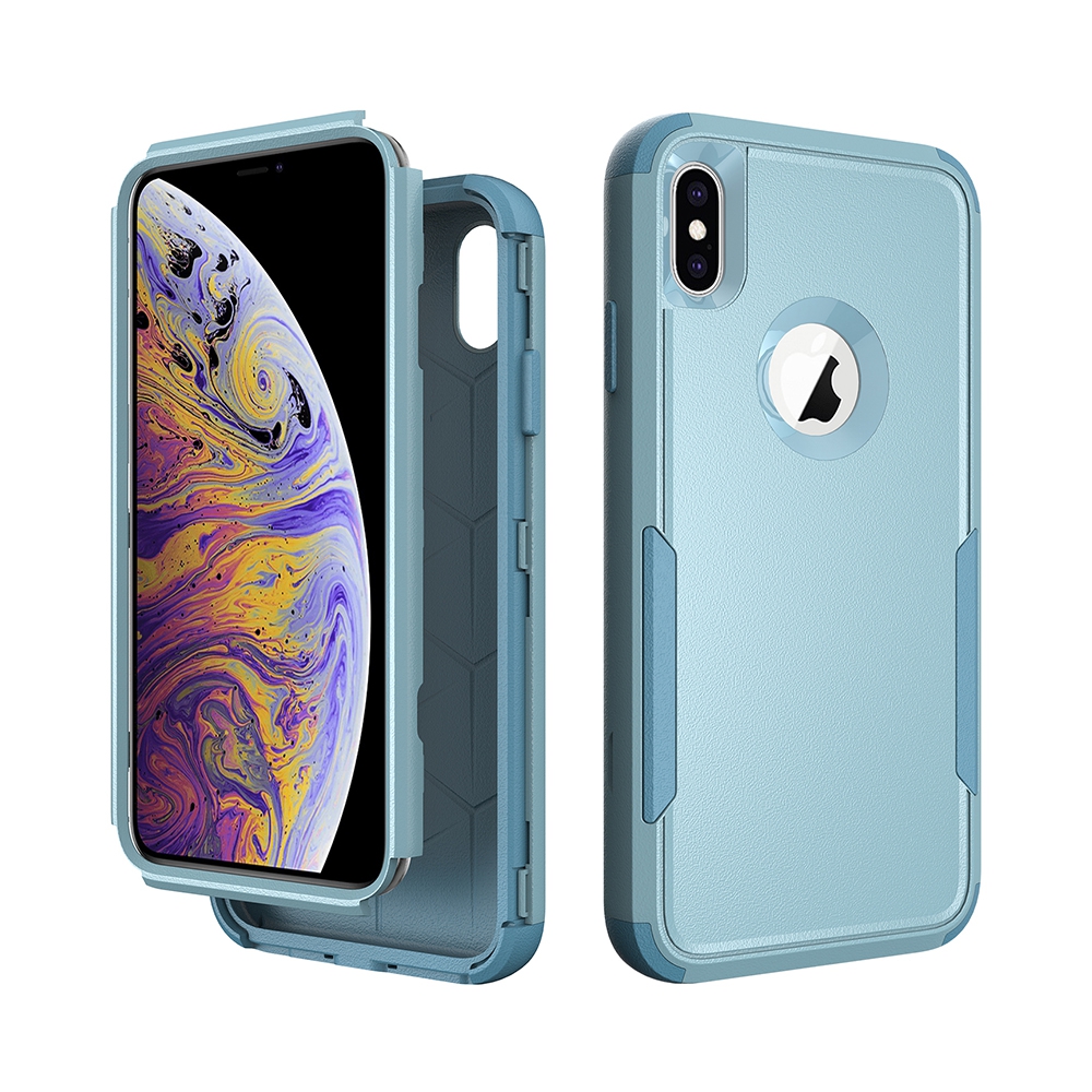 Re-Defense Premium Shockproof Heavy Duty Armor Case Cover for iPhone XS Max-Black
