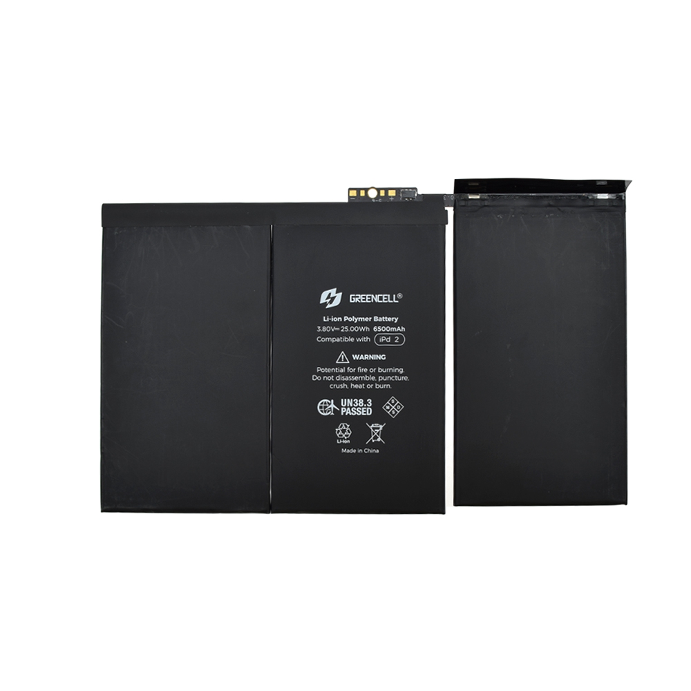 Greencell iPad 2 Replacement Battery with Adhesive Strips 6500mAh
