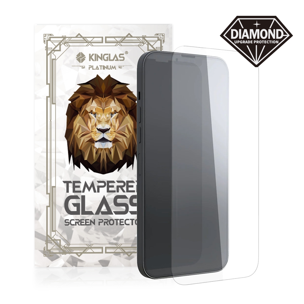 Kinglas Tempered Glass Screen Protector*iPhone 14 Pro(Diamond Glass & Japan Glue Upgrade)