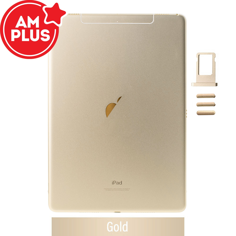 AMPLUS Rear Housing for iPad Pro 10.5 (Wi-Fi + Cellular)-Gold